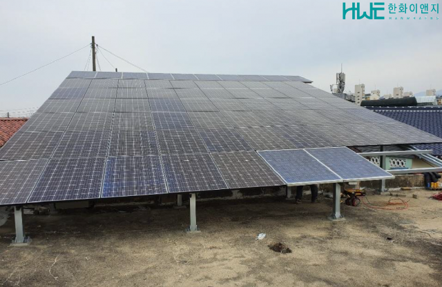 전북시공사례  건물위 17KW
