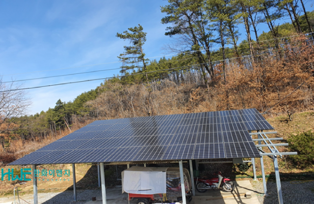 충북시공사례 지상형 12KW