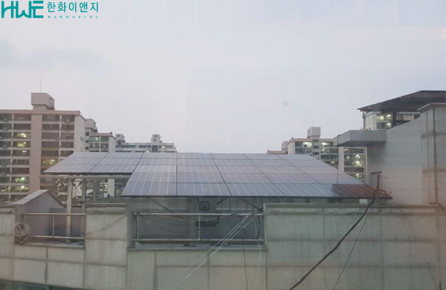 전북시공사례 상가건물위 15KW