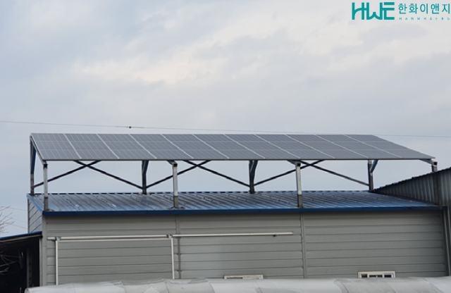 전북시공사례 건물위 10KW