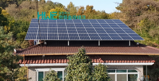 건물위 20kw 시공사례 